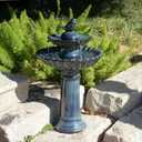 Ceramic Fountain - Blue Tranquility, No Lights