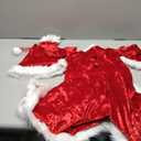 Girls Mrs. Santa Claus Costume Girls Christmas Dress for Kids Xmas Cosplay Party (8-9 Years)