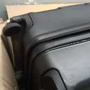 SHOWKOO Luggage Sets Expandable 100% PC Durable Suitcase Double Wheels TSA Lock Black, 20in/24in/28in