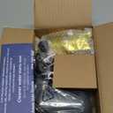 PUR Plus Vertical Faucet-Mount Water Filtration System, Lead-Reducing Filter, Easy Installation, 100-Gallon Capacity, Compatible with External Aerators, Grey