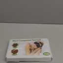 Heated Eye Mask (2-Packs), Moist Warm Compress Microwave with Flaxseed Cassia Seed, Weighted Eye Mask for Sleeping, Dry Eyes, Stye Eye Treatment, Relief Eye Fatigue (Black&Grey)