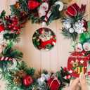 2 x Sublimation Ceramic Ornaments, Round Porcelain Discs, Bulk Blanks for DIY Heat Press, Personalized Xmas Tree Ornament, White (12, Round)