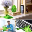 Dynamic 3d Printed Dragon Eggs with Dragon Inside3D Fidget Dragon with Wings Movable, Feathered Wyvern Dragon,Full Articulated Crystal Flying Fidget Dragon , 3D Printed Archaeopteryx Bird Animals Toy (Laser Yellow Green)