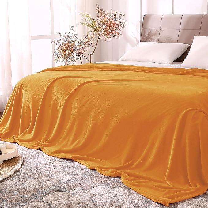 BEDELITE Fleece Blanket Brown Full Blankets for Couch & Bed, Luxury Plush Cozy Fuzzy Blanket 84" x 90", Super Soft Warm Lightweight Throw Blanket for Travel Camping