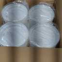 Dealusy 100 Count 6 oz Coffee Cups, Leak-Free Food Safe Paper Cups 6 oz, Disposable 6oz White Paper Cups for Cold and Hot Drinks