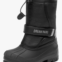 DREAM PAIRS Boys & Girls Mid Calf Water-Resistant Winter Snow Boots for Toddler/Little/Big Kid 5