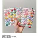 ALTALIVA 100Pcs Baby Hair Ties Cute Elastic Hairbands No Damage Multicolor Small Ponytail Holders for Baby Girls Toddlers Kids