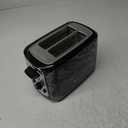 Toastmaster 2-Slice Toaster - Black with Stainless Steel - Kitchen Essential for Sandwich Bread & Breakfast Toast - Toaster with Wide Slots, High Rise Toast Lift & Cool-Touch Exterior