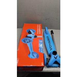 Voyager 3 Wheel Scooter for Kids Ages 3-5, Blue