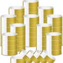 2000 Pcs Paper Wristbands for Events Waterproof Neon Gold Wrist Bands Adhesive Concert Identification Wristbands Hand Bands for Events(Gold)