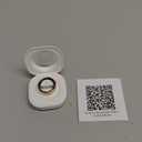 Smart Ring For Women Men, Health Tracker with Heart Rate/Blood Oxygen/Blood Pressure/Sleep Monitor/Step Counting, IP68 Waterproof Fitness ring, No App Fees for iPhone & Android (Rose Gold, 8#)