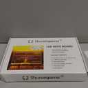 Acrylic Dry Erase Board with Light 11.8 X 7.9 Clear Light up Dry Erase Board with Stand Desktop Glow Memo LED Letter Rewritable Message Board White Board LED Note Board with 7 Color Markers