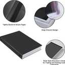 9 Pocket Trading Card Binder - 360 Cards Capacity, 20 Side-Loading Pages, Book-Style Closure with Clear Artwork Pockets, Black Binder for Baseball/Trading/TCG Cards, Sports Memorabilia