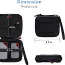 XANAD Hard Drive Case for Sandisk or Samsung SSD, fits Sandisk Pro or Samsung T7 Shield/T7 Touch 250GB-4TB External Solid State Drives - Black