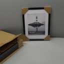 VIOLABBEY 11x14 Picture Frame Set Of 5, Black Frames for 8x10 Photos with Mat or 11 x 14 without Mat, Gallery Wall Frame