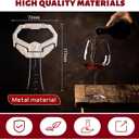 3 in 1 Ah So Two Prong Wine Opener & Cork Remover,It Can Remove The Older and Fragile Wine Corks so Easy for Connoisseurs to Uncork (Diamond)