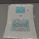 Read Book Shirt for Women-Reading Teacher Tee Tops Pink Flower and Butterfly Short Sleeve Cute Book Shirt (M)