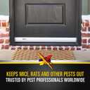 Xcluder Versa-Line Door Sweep, Aluminum, 48 in, Rodent Proof | Rodent & Pest Prevention, Weather Sealing, Steel Wool Filled