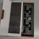 MARMOLUX ACC - 2pack Chrome Bathroom Hooks for Towels | Modern Double Towel Hook Design Ideal for use as Robe & Towel, for Shower Wall or Kitchen - Over Door - Adhesive