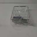 JASIWAY Dish Drying Rack in Sink, Expandable Stainless Steel Dish Drainers for Kitchen Counter, Dish Dryer Rack for Inside Sink, Over The Sink Dish Racks with Utensil Holder, Silver