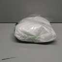 N&Y HOME Waffle Weave Shower Curtain with Snap-in Fabric Liner Set, 12 White Hooks Included - Hotel Style, Waterproof & Washable, Heavyweight Fabric & Mesh Top Window - 71x72, White