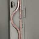 Yokilly Arc Half Moon Light: 34" Shadow-Free Half Moon Light for Desk Salon - Foldable LED Desk Lamp with Stepless Brightness for Manicurist (Pink)