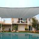 Quictent 24X24FT 185G HDPE Square Sun Shade Sail Canopy 98% UV Block Outdoor Patio Garden with Hardware Kit Grey (Gray)