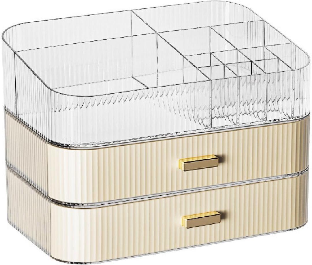 Makeup Drawer Organization Box Acrylic Cosmetic Storage Box Large Capacity Desktop Skincare Storage Box for Cosmetic