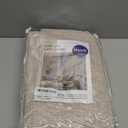 MIULEE 100% Blackout Linen Textured Curtains for Bedroom Solid Thermal Insulated Natural Beige Grommet Room Darkening Curtains & Drapes Luxury Decor for Living Room Nursery 52 x 84 Inch (2 Panels)