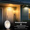 Adetu 12 Pack 4 Inch 5CCT Anti-Glare LED Downlight, Recessed Ceiling Light