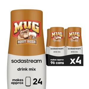 SodaStream Mug Root Beer Drink Mix (440ml, Pack of 4) (288 Fl Oz (Pack of 4))