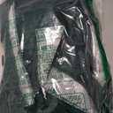 Artoid Mode Xmax Trees Green Christmas Placemats Set of 4, 12x18 Inch Soft Plush Faux Fur Wool Holiday Winter Table Mats for Party Kitchen Dining Decoration