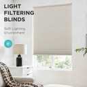 Joydeco No Tools No Drill Cordless Cellular Shades, Light Filtering Honeycomb Blinds for Indoor Windows, Thermal Insulating & Noise Reducing (Beige, 20" W x 64" H)