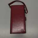 XcaseBar compatible with iPhone 17 Pro 6.3" Wallet case with Zipper Credit Card Holder【RFID Blocking】,Flip Folio Book PU Leather Phone case Shockproof Cover Women Men for Apple 17 Pro case Wine Red