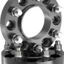 Wheel Accessories Parts 2 Pcs Hub Centric Wheel Spacers Adapters 6x5.5 6x139.7mm 1.25 Inch Thick 95.05mm Hub M14x1.50 14x1.5 Thread Stud Fits Toyota Tacoma Tundra Tacoma  Lexus LX600