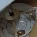 20" Caged Ceiling Fans with Lights, Gold Fandelier Ceiling Fan with Light, Boho Chandelier Fan Remote Control, 6 Speeds for Bedroom, Nursery, Living Room