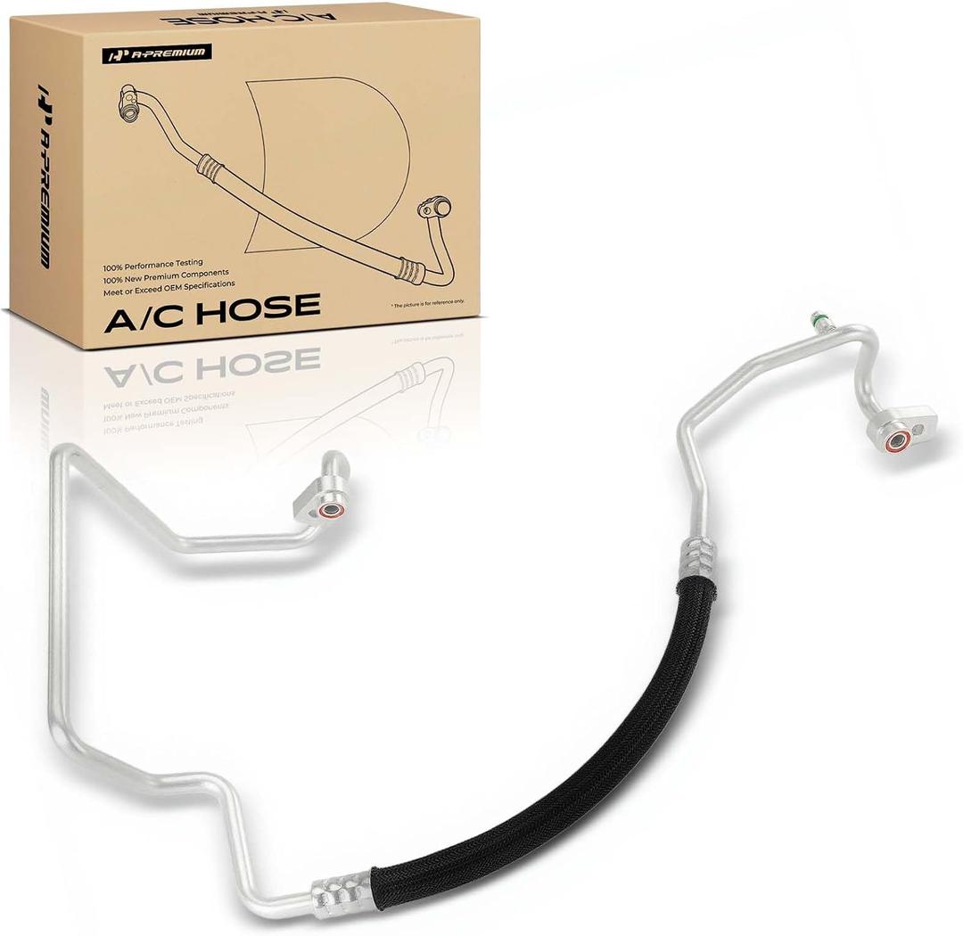 A-Premium A/C Discharge Line Hose Assembly Compatible with Ford Focus, 2015 2016 2017 2018, 2.0L, Naturally Aspirated, Compressor to Condenser