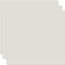 Silicone Placemats, Food-Grade Non-Slip Waterproof, Dining, Stain Resistant, Countertop Protector, Kitchen Counter Mat, Heat Resistant, Baking mat Dishwasher Safe (15.7x11.8Inch-4pack, White Gray)