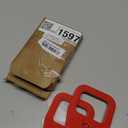 Red Stainless Steel Tow Hooks for Toyota Tacoma 2024-2026, 4Runner 2025-2026, Land Cruiser 250 2024-2025 | Heavy-Duty Exterior Towing Accessories for Off-Road & Daily Use