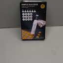 Cookie Press Gun White - Spritz Cookie Press Kit with 12 Discs & 6 Piping Tips | Perfect for Thanksgiving Christmas, Baking & Cake Decorating