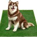 Artificial Turf Grass Outdoor: Grass Pad for Dogs Indoor Potty Training, Replacement Turf Rug for Patio Balcony Lawn Apartment Decoration, Easy to Clean with Drainage Holes(31.5x47.3 inch)