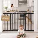 Sekey Baby Gate for Stairs, 30-57" Extra Wide No Drilling Dog Gate