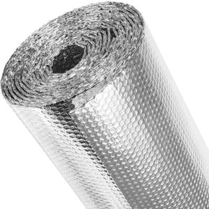 fowong Reflective Insulation Roll, Window Insulation Kit for Winter Weatherproofing Aluminum Foil Shield Radiant Barrier for RV Window Garage Thermal Heat Shield 48" x 10 Ft