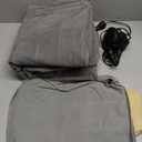 KMZ SUV Air Mattress Thickened and Double-Sided Flocking Travel Camping Bed with 2 Pillows & Electric Pump Dedicated Mobile Cushion Inflatable Bed for SUV Trunk and Rear Seat (Dark Gray)