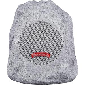 Margaritaville Outdoor Rock Bluetooth Wireless Speaker | Durable Bluetooth Speakers, Fantastic Yard or Patio Decor, IPX-4 Waterproof Rated, Granite Grey On The Rock (Natural)