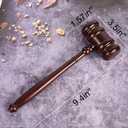 Premium Wooden Gavel  Perfect for Judge, Lawyer, Auction Court, Company, Student