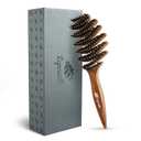 Boar Bristle Hair Brush for Fine Hair - Ultimate Smoothing Vented Detangler Wet Brush for Women, Gentle Scalp Massage, A Great Gift