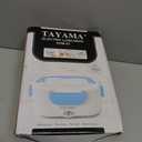 TAYAMA Electric Lunch Box in White Light Blue,Small,EHB-01