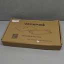 Vayepro 2-Burner Griddle Pan with Glass Lid - Nonstick Stovetop Griddle for Gas, Glass Stove Top - Aluminum Camping Grill Pan for Pancakes, Eggs, Breakfast (16.9" x 10.2" x 1")