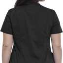 Cherokee Women's V-Neck Scrub Top with Snap Front, 4 Pockets, and 2-Way Stretch Fabric WW622 (M)